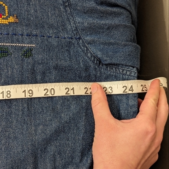 Denim Holiday Shirt with Embroidered Details - Picture 7 of 12